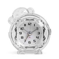 Будильник круг d9 Классика корпус прозрачный Рубин (1/40)