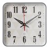 Часы настенные квадрат пластик 19*19 Геометрия корпус серый Рубин (1/10)