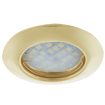 Светильник точечный MR16 GU5.3 золото Ecola DL92 кd74 30x80мм (10/200)