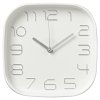Часы настенные квадрат пластик 25*25 Классика корпус белый+серебро Рубин (1/10)