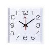 Часы настенные квадрат пластик 30*30 Классика корпус белый (1/10)
