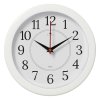 Часы настенные Рубин круг пластик 23*23 "Классика" корпус белый (1/10)