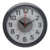 Часы настенные круг пластик d24,5 Классика корпус тёмно-серый Рубин (1/10)