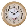 Часы настенные Рубин круг пластик 29*29 "Весенние" корпус бежевый (1/10)
