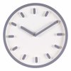 Часы настенные круг пластик 30*30 Классика белый+серый (10)