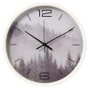 Часы настенные круг пластик d30 Лес корпус белый Рубин (1/10)