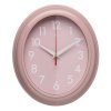 Часы настенные овал пластик 22,5*26,5 Легкость корпус розовый (10)