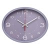 Часы настенные овал пластик 22,5*29 Классика корпус сиреневый (10)