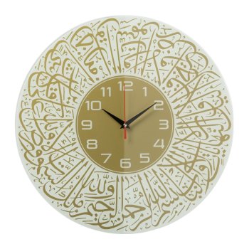 Часы настенные круг стекло d39 Мусульманские открытая стрелка Рубин (1/5)