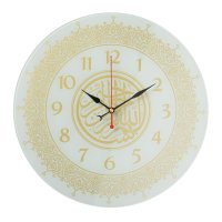 Часы настенные круг стекло d39 Мусульманские открытая стрелка Рубин (1/5)