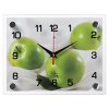 Часы настенные стекло 20*26 Яблоки зеленые (1/10)