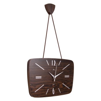 Часы настенные дерево МДФ 21*32 Серебряное ретро с подвесом (1/10)