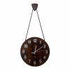 Часы настенные дерево МДФ d27см Классика с подвесом (10)