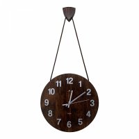 Часы настенные дерево МДФ d27см Классика с подвесом (10)