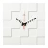 Часы настенные квадрат МДФ 29*29 корпус белый Мозаика 1 Рубин (1/10)