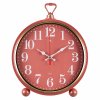 Часы настенно-настольные 26*32см темно-розовый с золотом Рубин Классика (10)