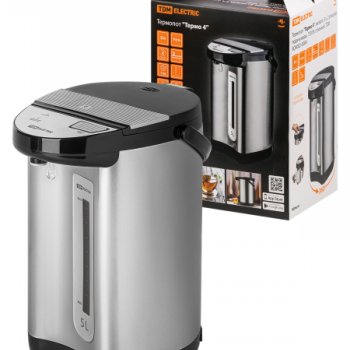 Термопот TDM Термо-4 5л 750Вт 2способа подачи воды стальной (6)