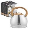 Чайник со свистком STONELAND SWK-0112, 3л, нержавеющая сталь, серебристый (1/12)