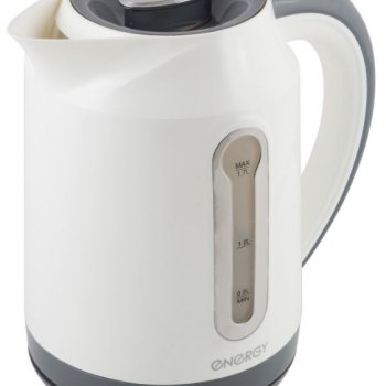 Чайник электрический пластик Energy E-210 1.7л 2200Вт белый (12)