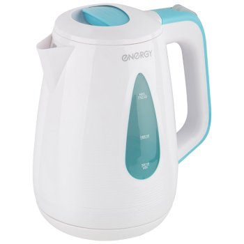Чайник электрический пластик Energy E-214 1.7л 2200Вт подсветка белый (12)