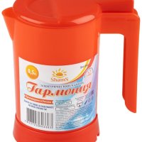 Чайник электрический пластик Гармония SH-002 0,5л 800Вт спираль красный (36)