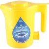 Чайник электрический пластик Капелька 0,5л 600Вт спираль желтый (32)