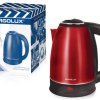 Чайник электрический сталь Ergolux ELX-KS05-C04 1.8л 1600Вт красный (12)