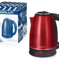 Чайник электрический сталь Ergolux ELX-KS05-C04 1.8л 1600Вт красный (12)