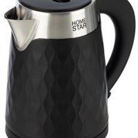 Чайник электрический сталь Homestar HS-1021 1.7л 1500Вт черный (12)