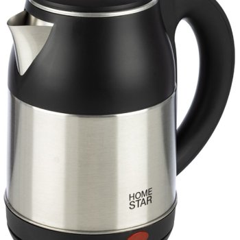 Чайник электрический сталь Homestar HS-1034 1.8л 1500Вт черный (12)