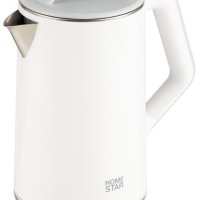 Чайник электрический сталь Homestar HS-1036 1.8л 1500Вт белый (12)