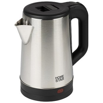 Чайник электрический сталь Homestar HS-1041 1.8л 1500Вт чёрный (1/12)