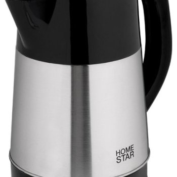 Чайник электрический сталь Homestar HS-1055 2.3л 1500Вт черный (12)