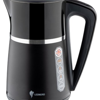 Чайник электрический сталь Leonord LE-1512 1.7л 2200Вт черный (8)