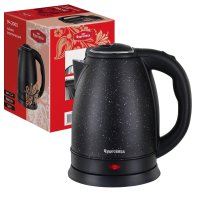 Чайник электрический сталь Чудесница ЭЧ-2003, 1.8л, 1500Вт, чёрный (1/12)