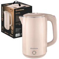 Чайник электрический сталь-пластик Eurostek EEK-3025 2л 1500Вт кремовый (1/16)