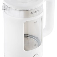 Чайник электрический стекло Energy E-256 1.5л 1500Вт белый (1/12)