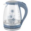 Чайник электрический стекло Energy E-279 1.5л 2200Вт синий (6)