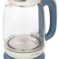 Чайник электрический стекло Energy E-281 1.7л 2200Вт голубой (6)