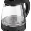 Чайник электрический стекло Homestar HS-1053 1.2л 1500Вт черный (12)