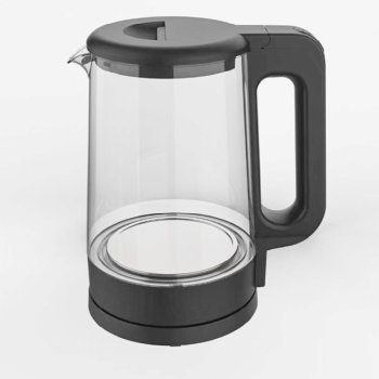 Чайник электрический стекло Maxtronic MAX-421 1.8л 1500Вт подсветка чёрный (1/12)