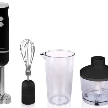 Блендер погружной Ergolux ELX-BS03-C72 300Вт сталь черный (12)