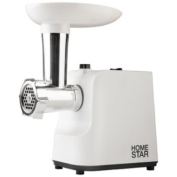 Мясорубка HomeStar HS-2033 2000W реверс белый (6)