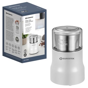Кофемолка Eurostek ECG-9003 350Вт белый (1/20)