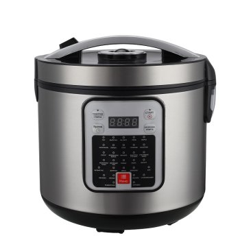 Мультиварка Maxtronic MAX-MRC-10, 900Вт, 5л, 33 программы, чёрный/серебристый (1/4)