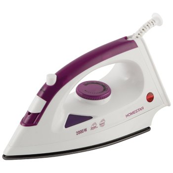Утюг Homestar HS-4001 2000Вт тефлон бело-фиолетовый (1/12)