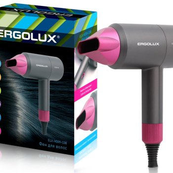 Фен Ergolux ELX-HD09-C08 1200Вт серый (24)