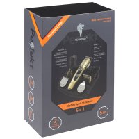 Набор для стрижки Leonord LE-1247 5 в 1 (машинка, триммер, бритва, 2 насадки для волос), 5Вт, аккумуляторная, LED-дисплей (1/20)