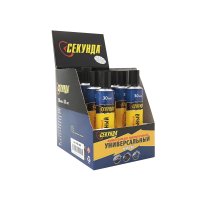 Клей Секунда Универсальный 30мл Кристально прозрачный шоу-бокс (10/120)