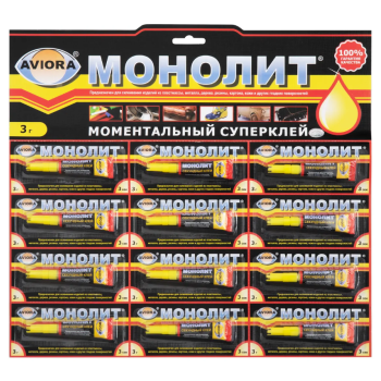 Монолит Суперклей 3гр карта 12хBl (12/288)